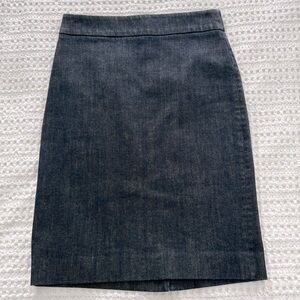 J.Crew Stretch Denim Pencil Skirt